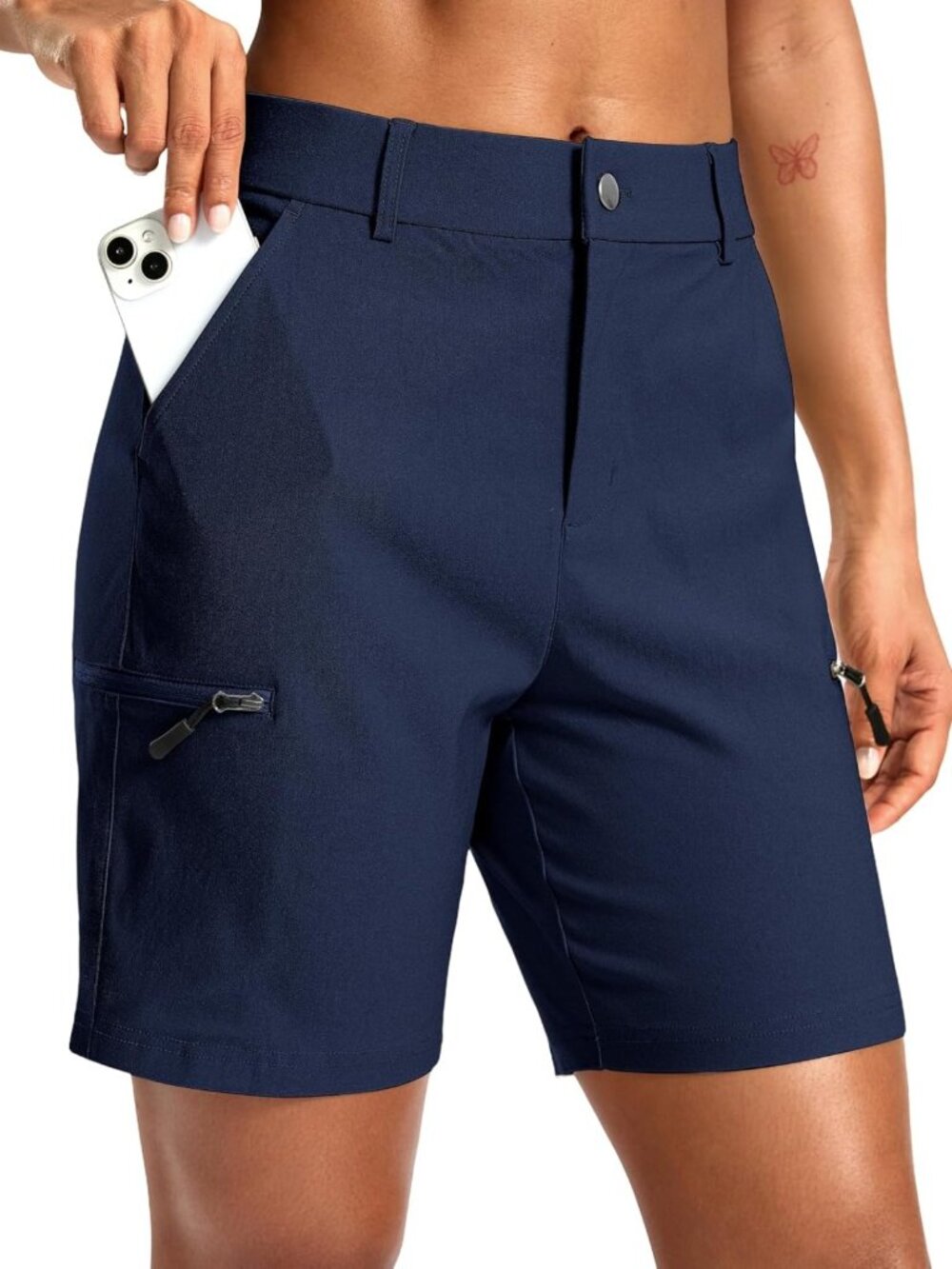 Lightweight Women's Quick-Dry Cargo Shorts for Hiking & Golf | 7"/9" with